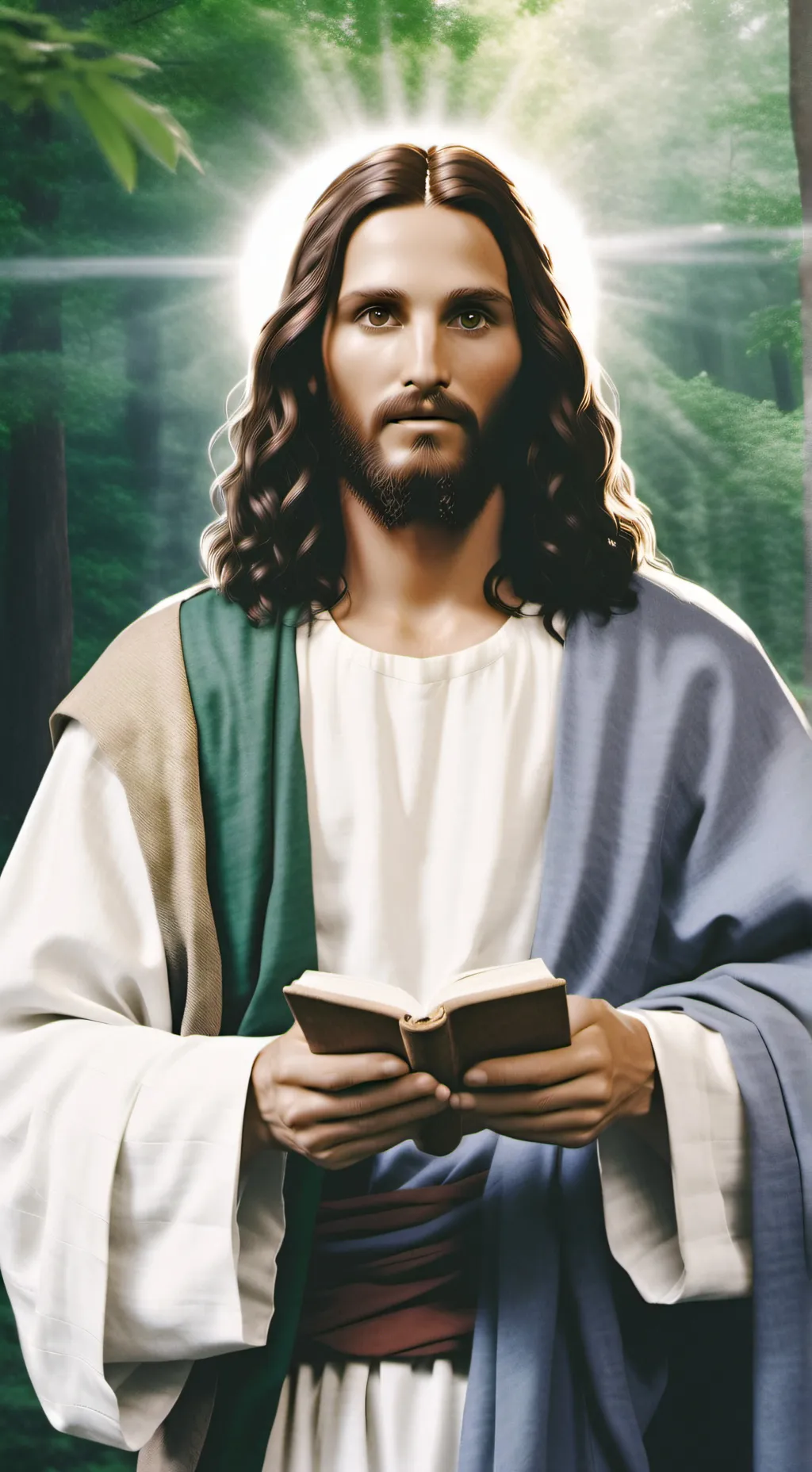 ai character: jesus background