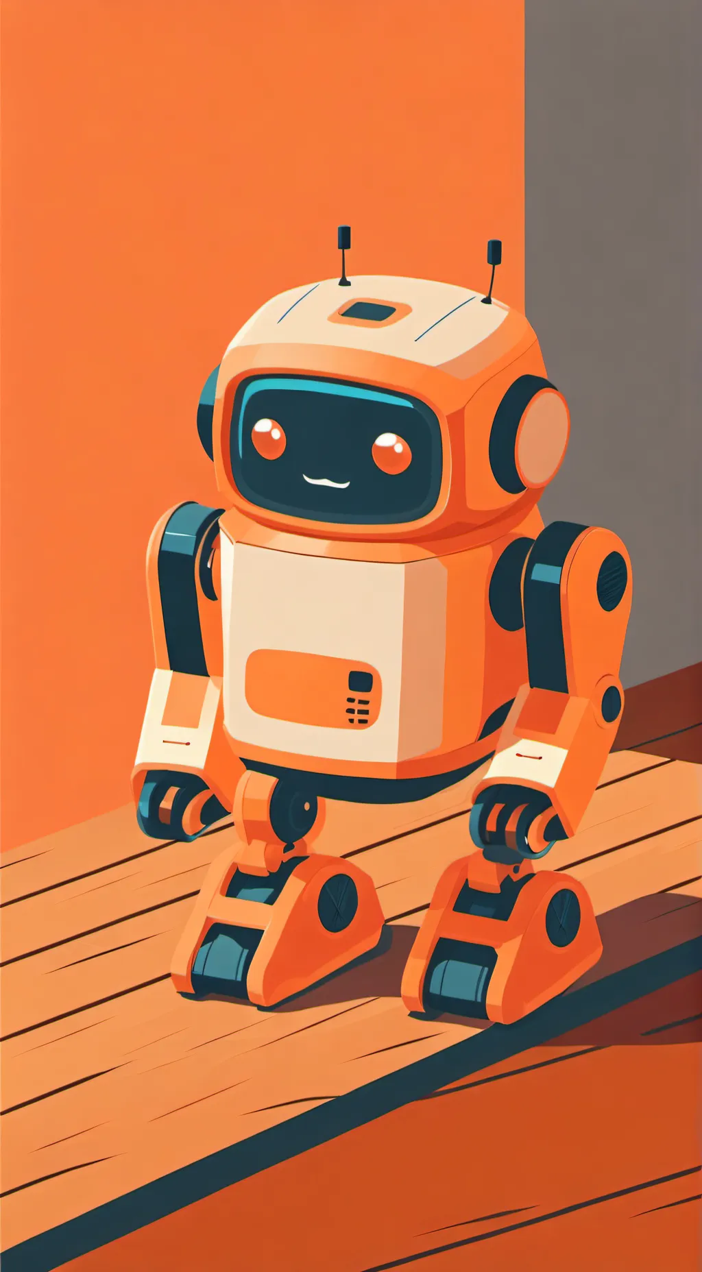 ai character: robot background