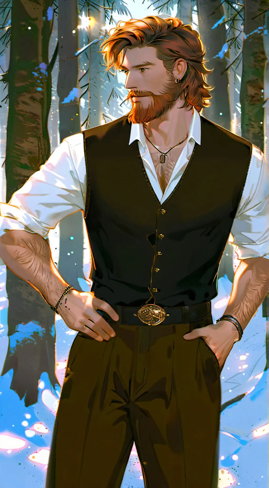 ai character: Adonis background