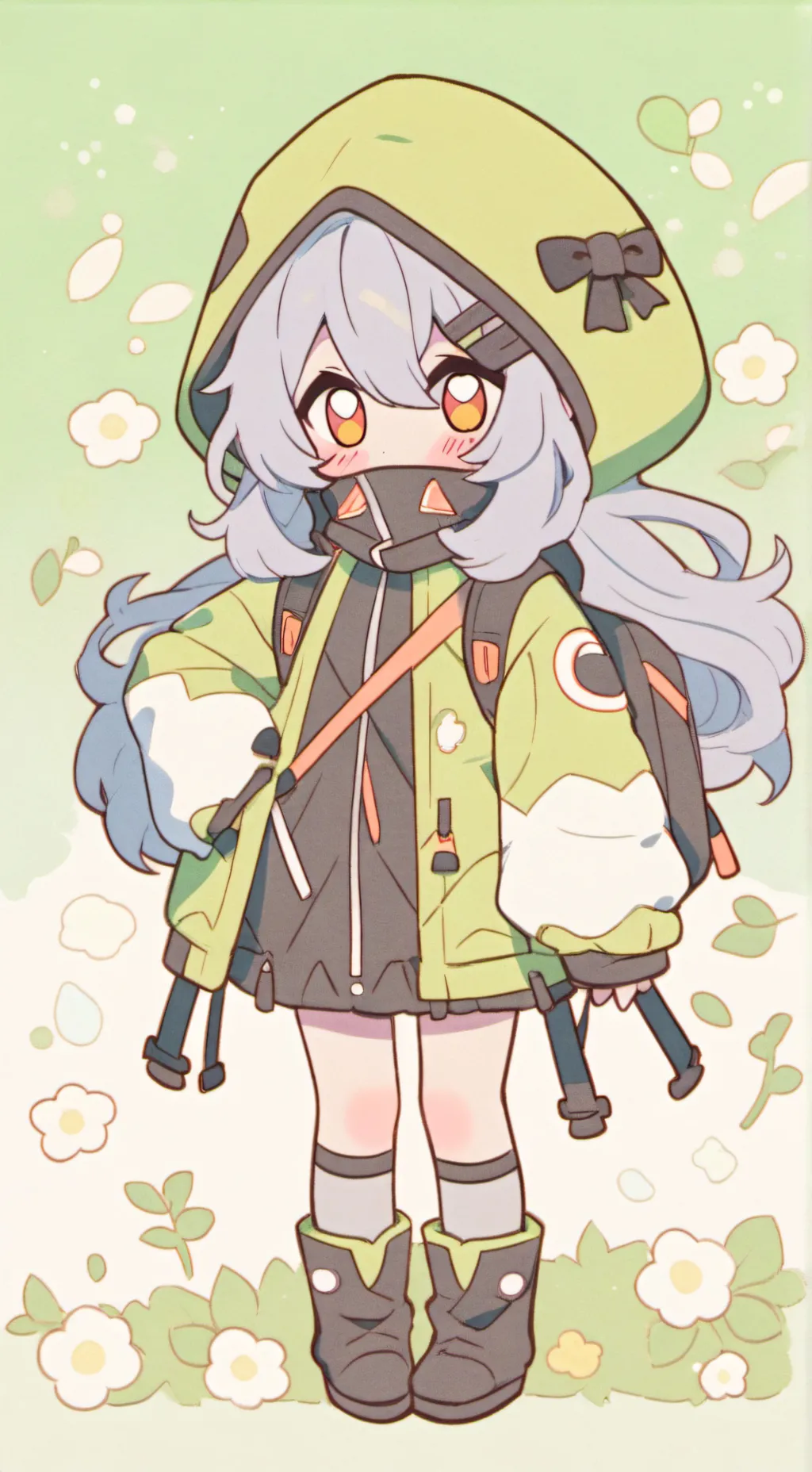 ai character:  Oren hates pinki background