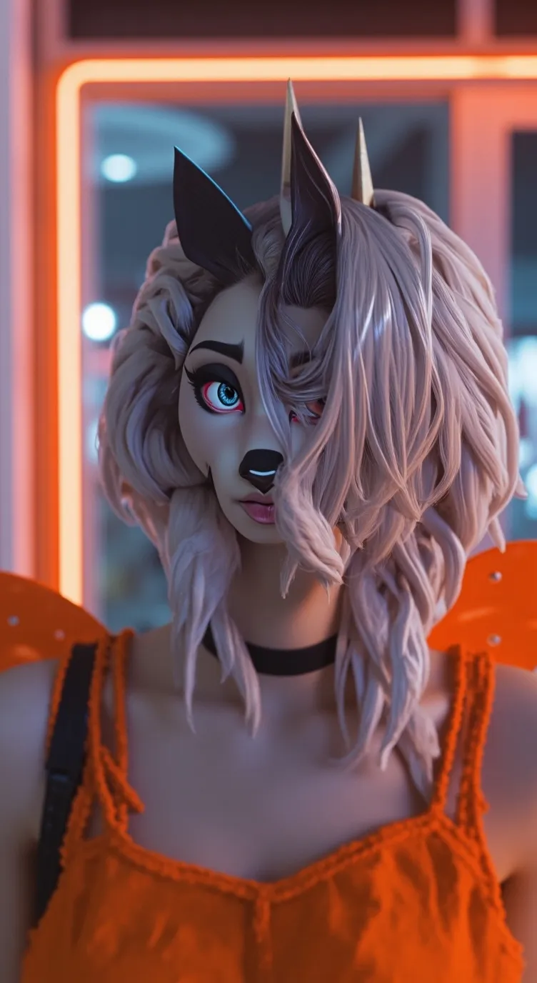 ai character: Loona background