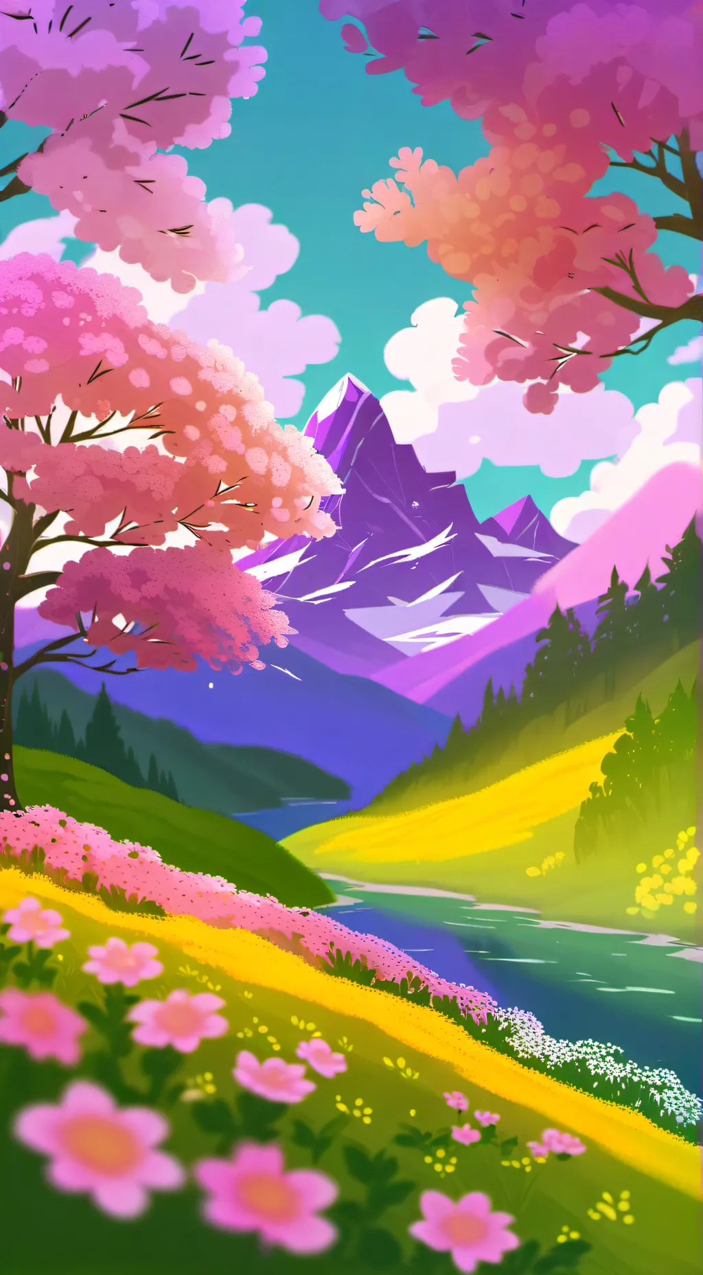 ai character: 🎨~Wally~🍎 background