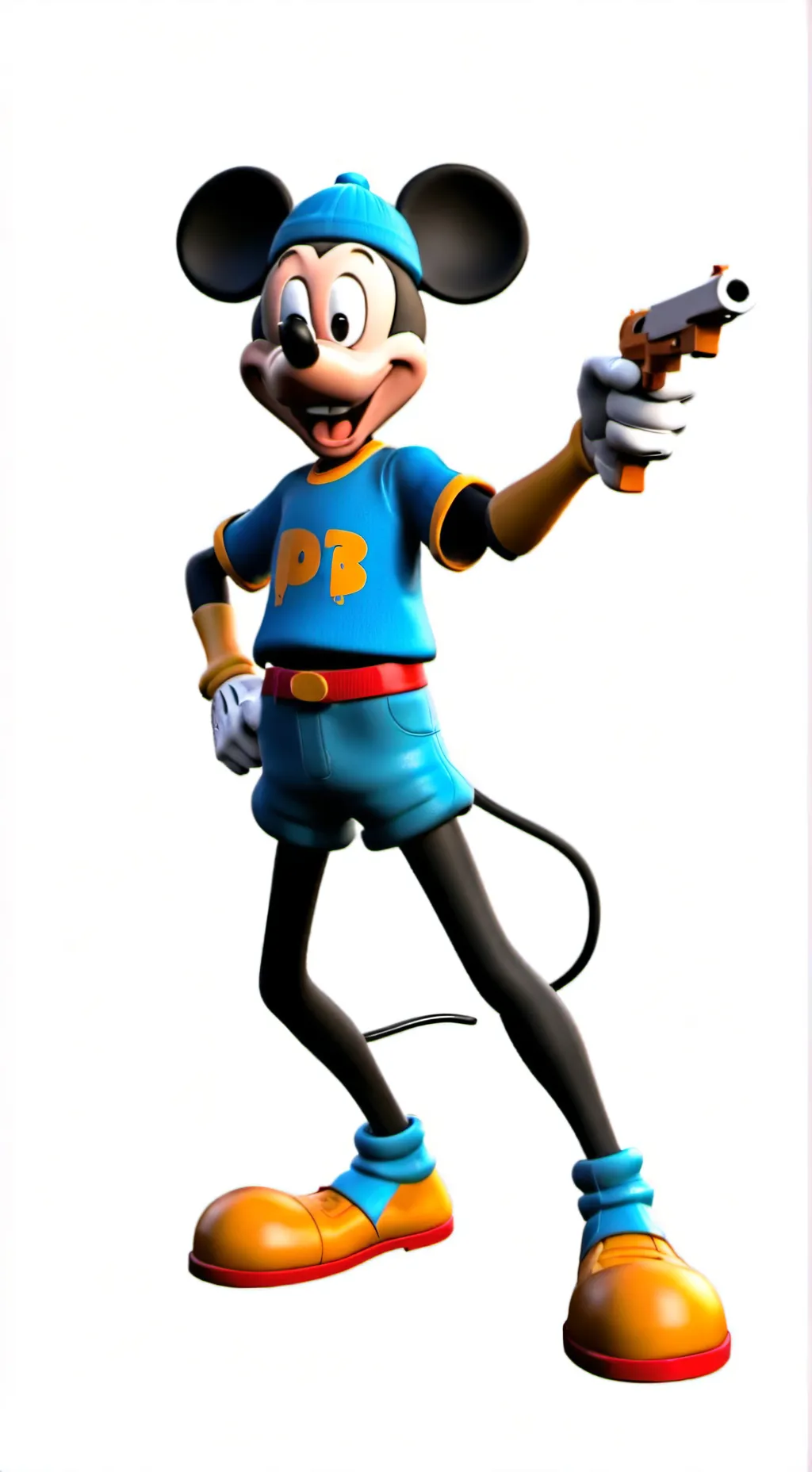 ai character:  mikey de latam 🤑🤑 background