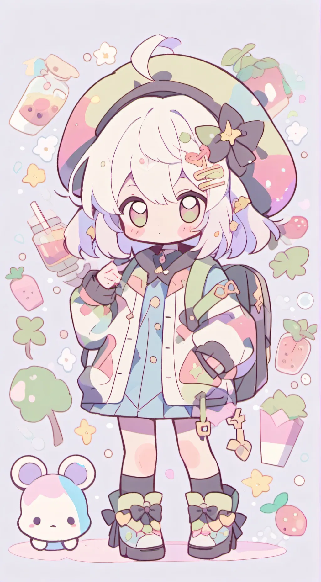 ai character: dw loves u😄...  background