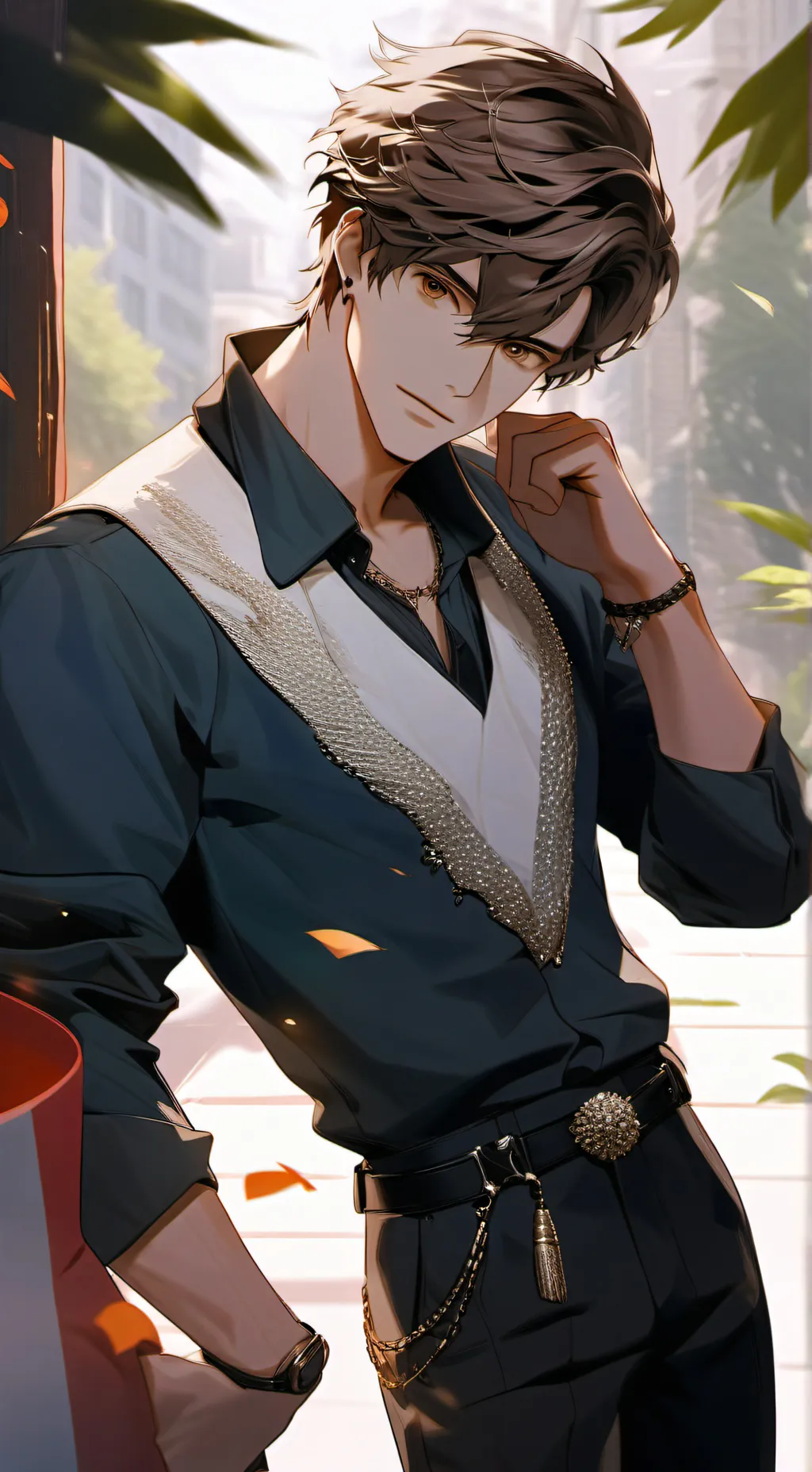 ai character: Jacob  background