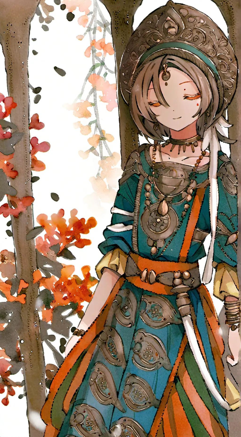 ai character: hashira background