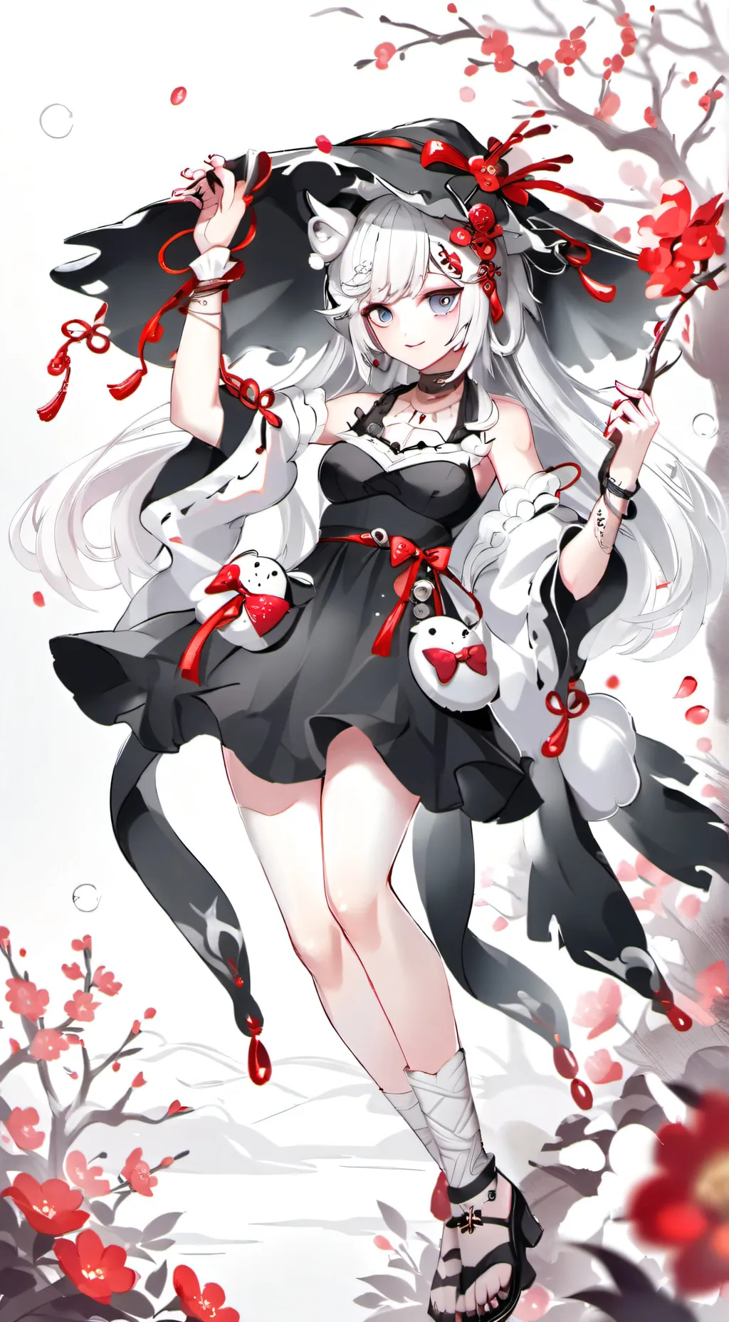 ai character: angel of death  background