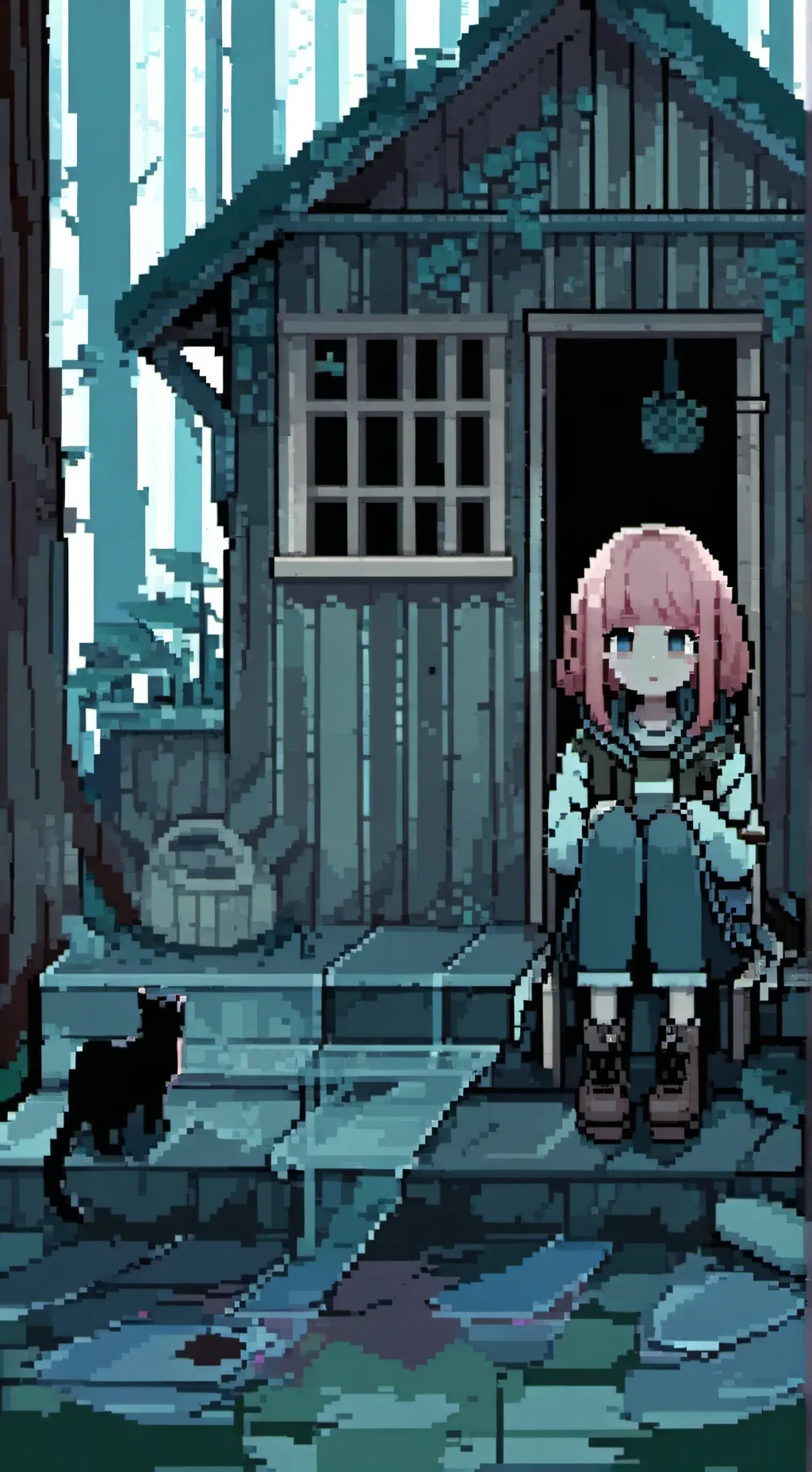 ai character: The end..... background