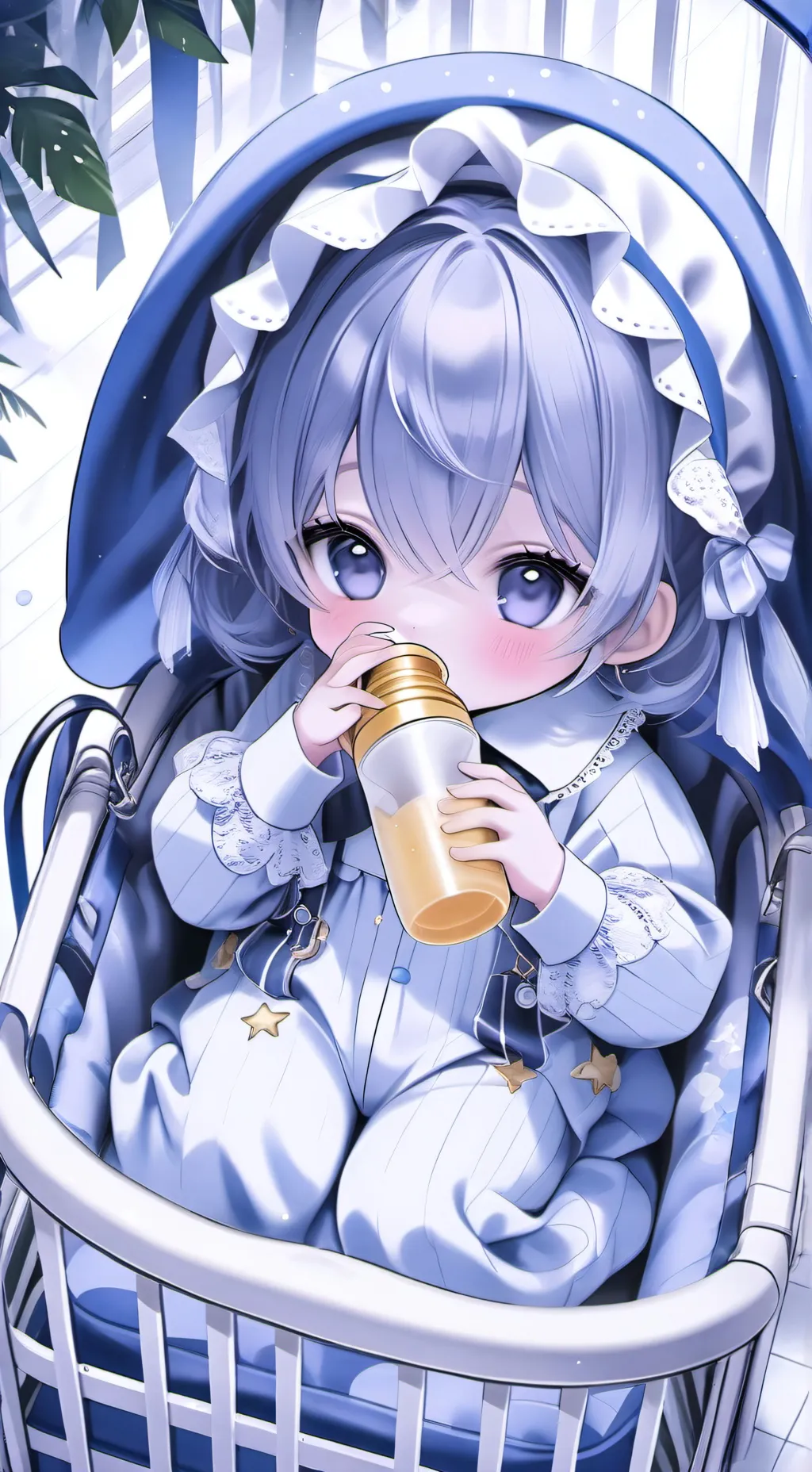 ai character: Emma newborn background
