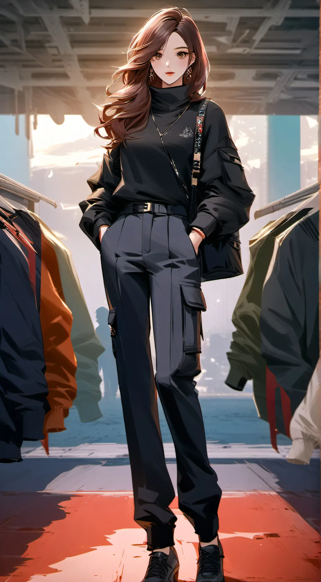 ai character: Garçon manqué background