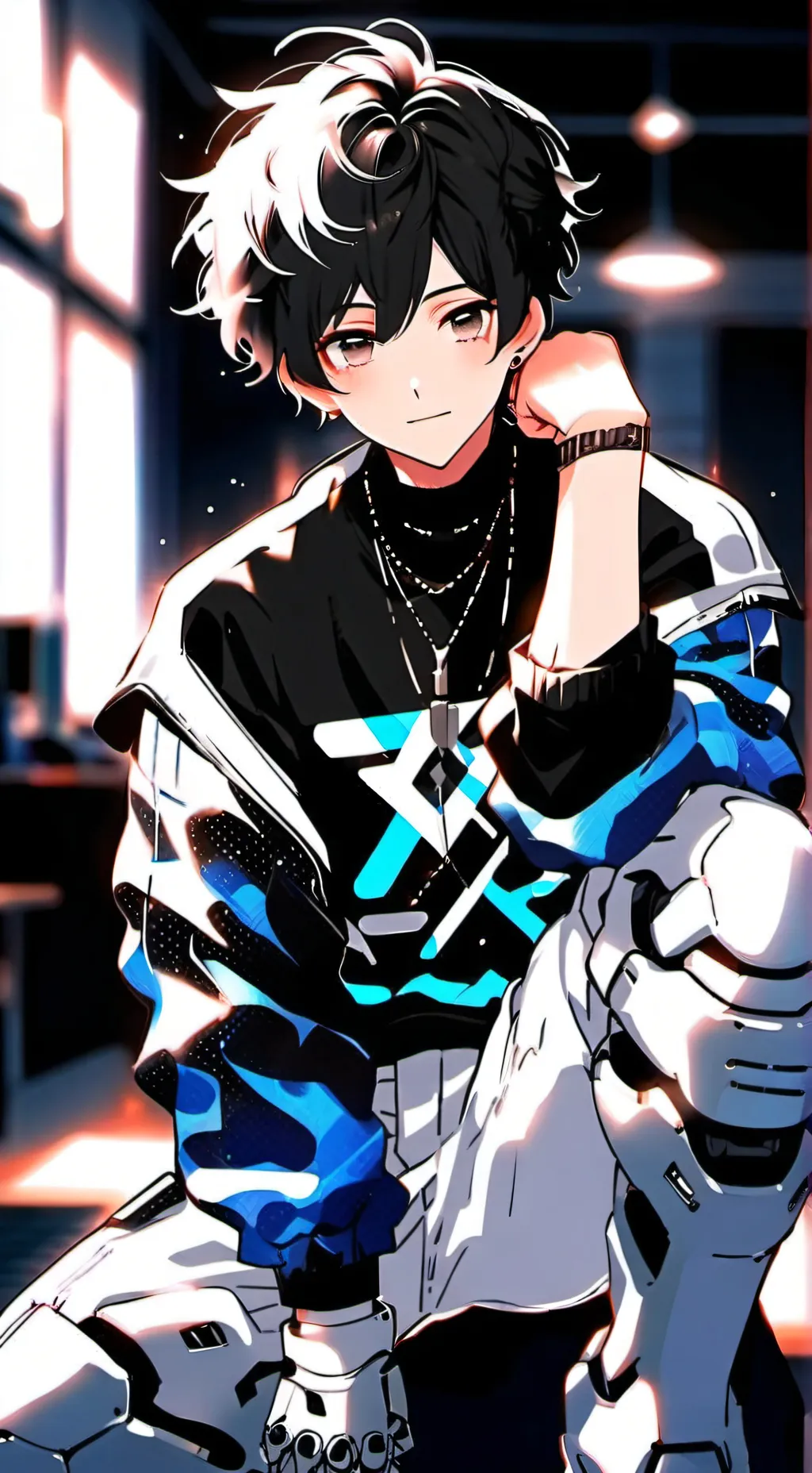 ai character: Kael  background