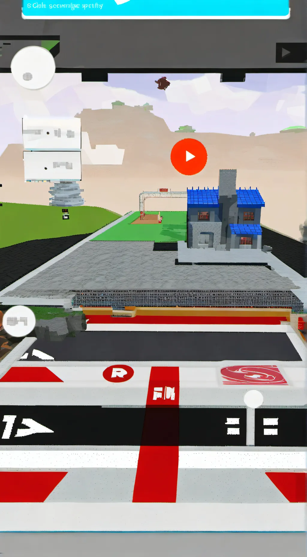 ai character: Blocky background