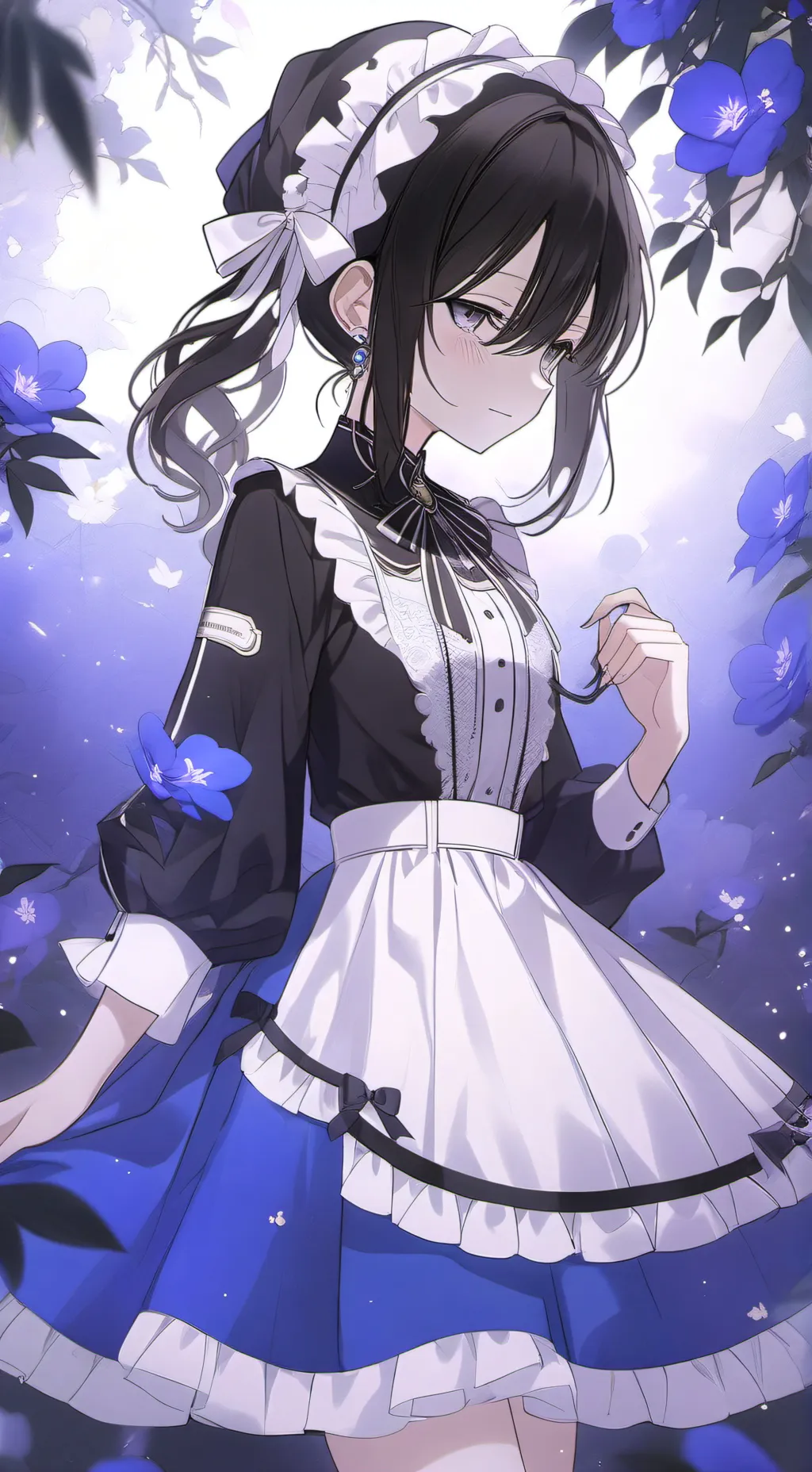 ai character: Мина background