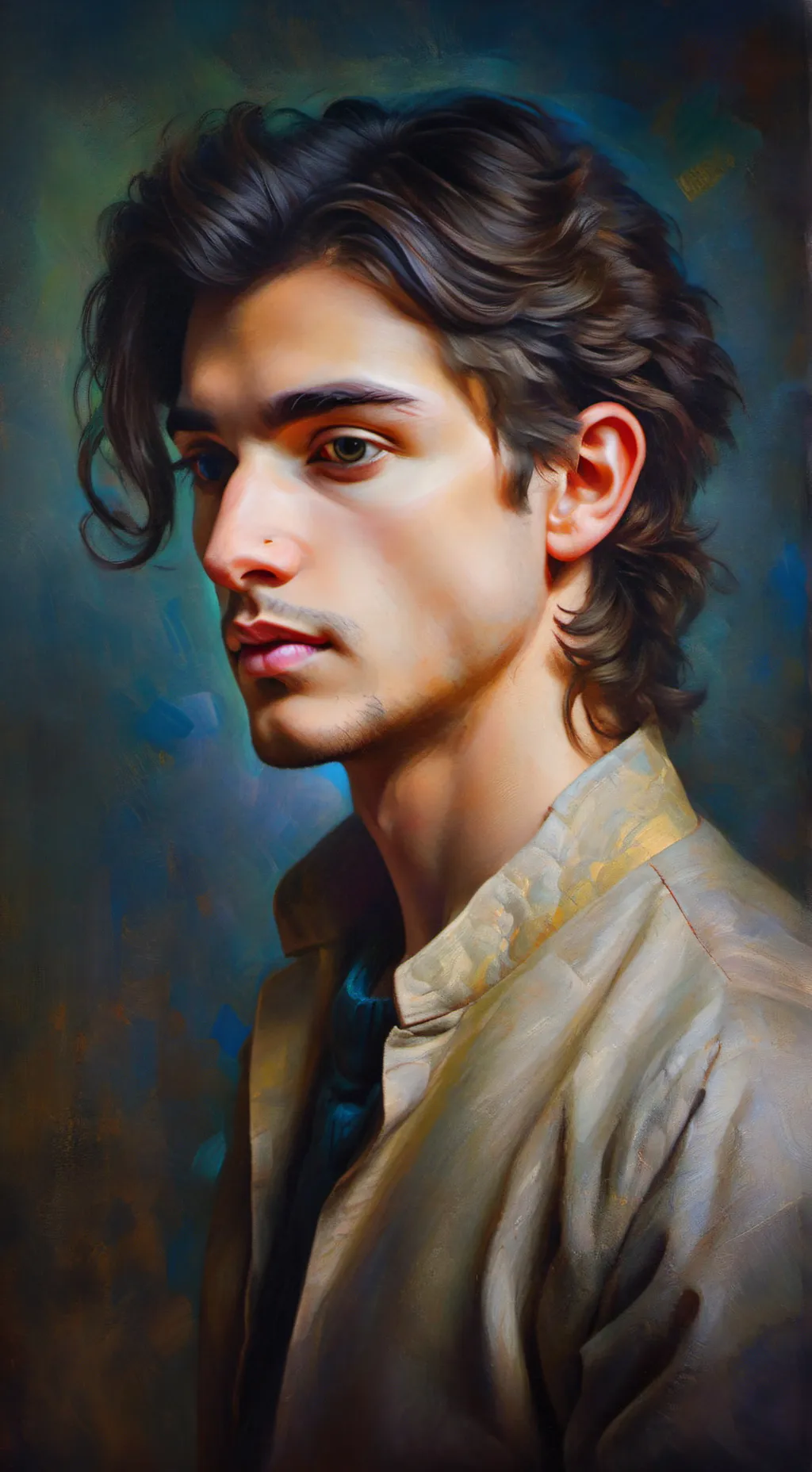 ai character: Eliot  background