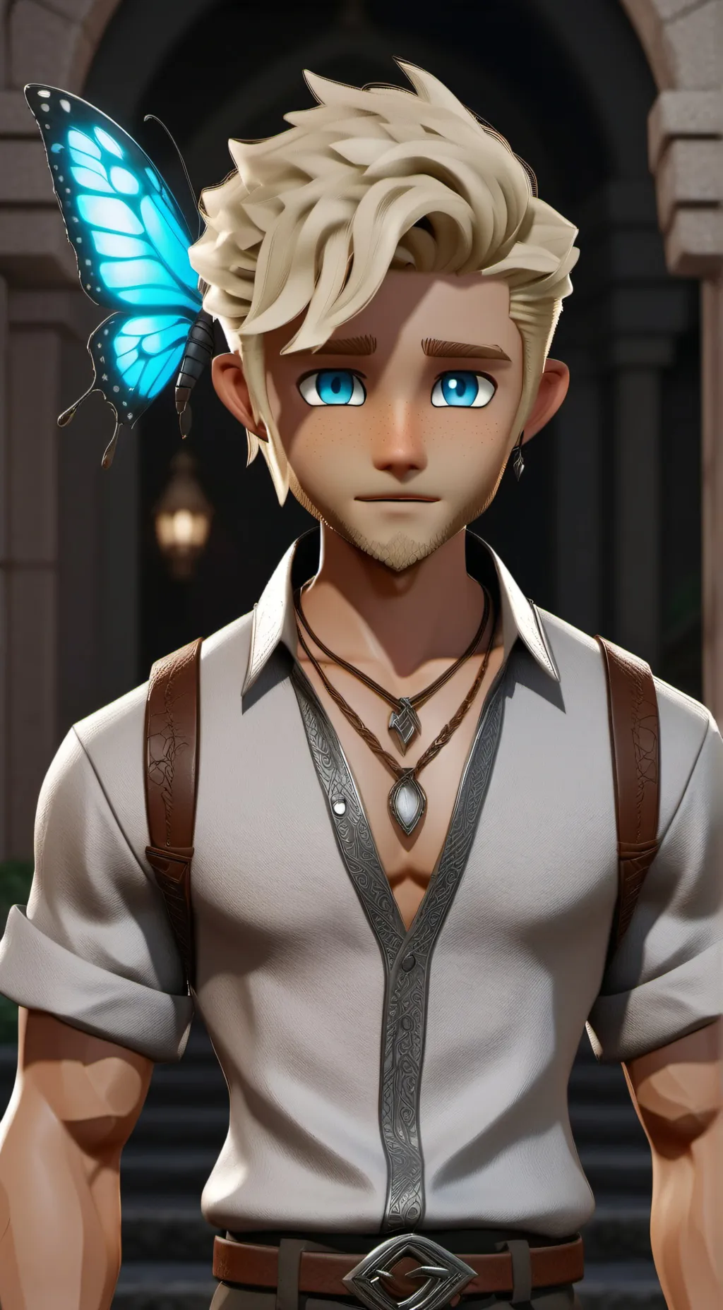 ai character: Azner background