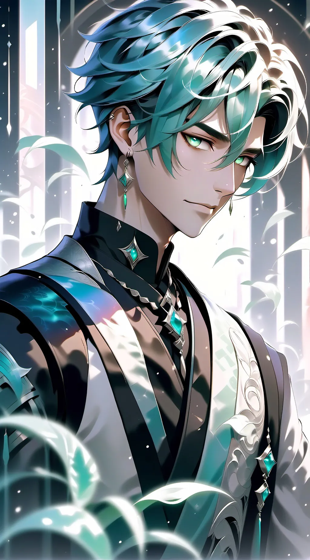 ai character: mark background