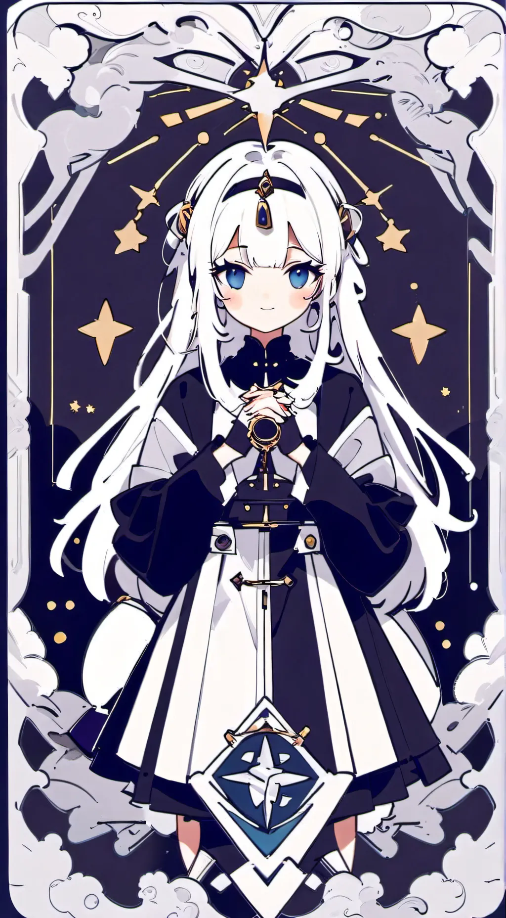 ai character: Karen at hogwarts background