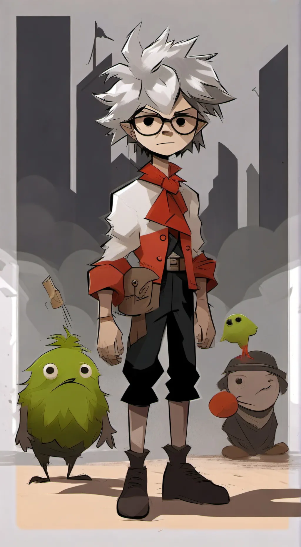 ai character: Goob x Scraps😁💀 background