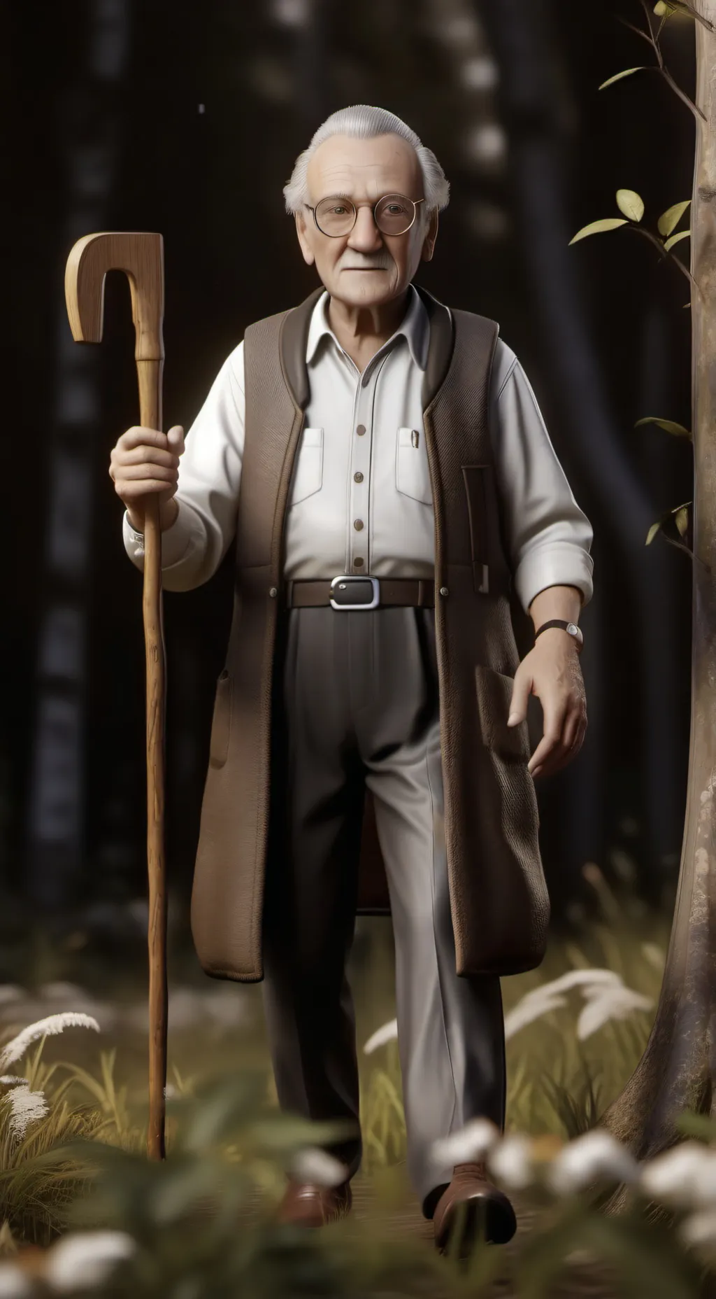 ai character: Grandpa background