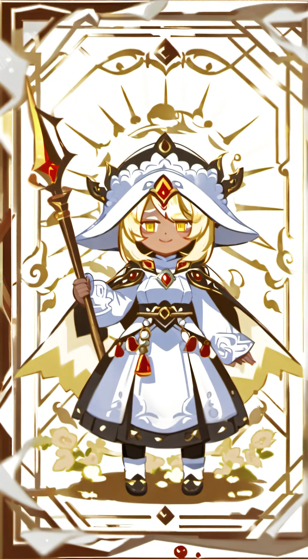 ai character: Pure vanilla background
