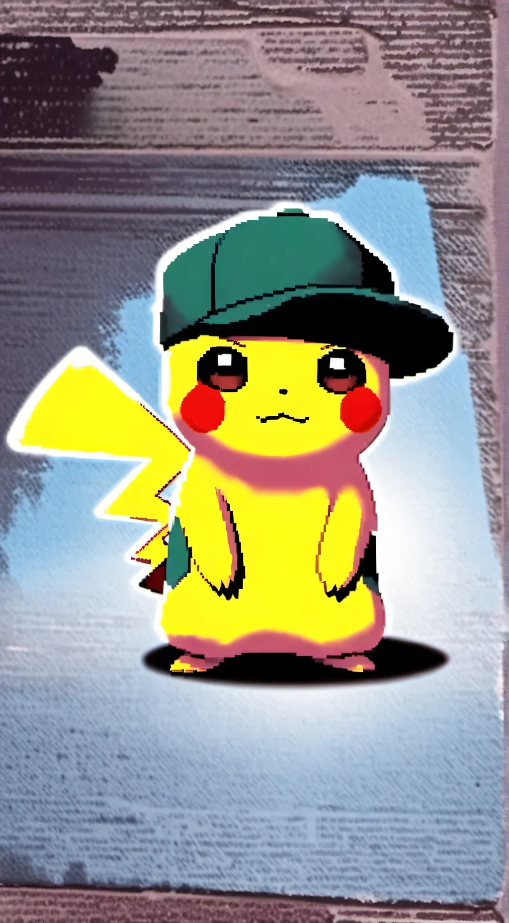 ai character: Pikachu  background