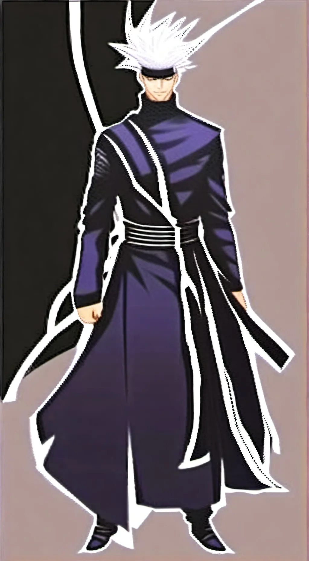 ai character: Gojo Saturo background