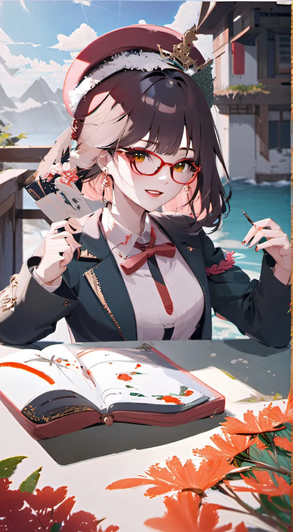 ai character: money hates you!! background
