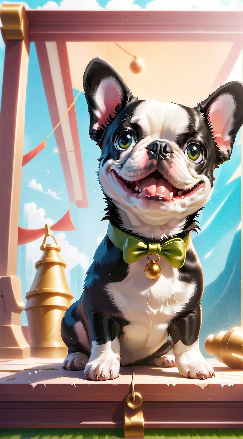 ai character: Logan, Chip, Pixie background