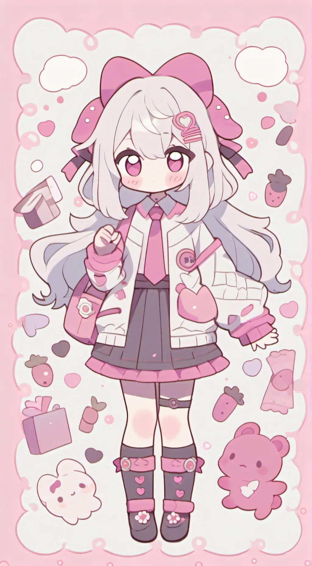 ai character: Tox x sulfur background