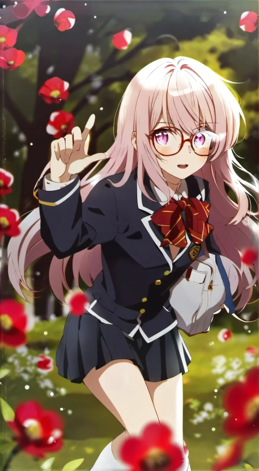 ai character: rosa ❤ background