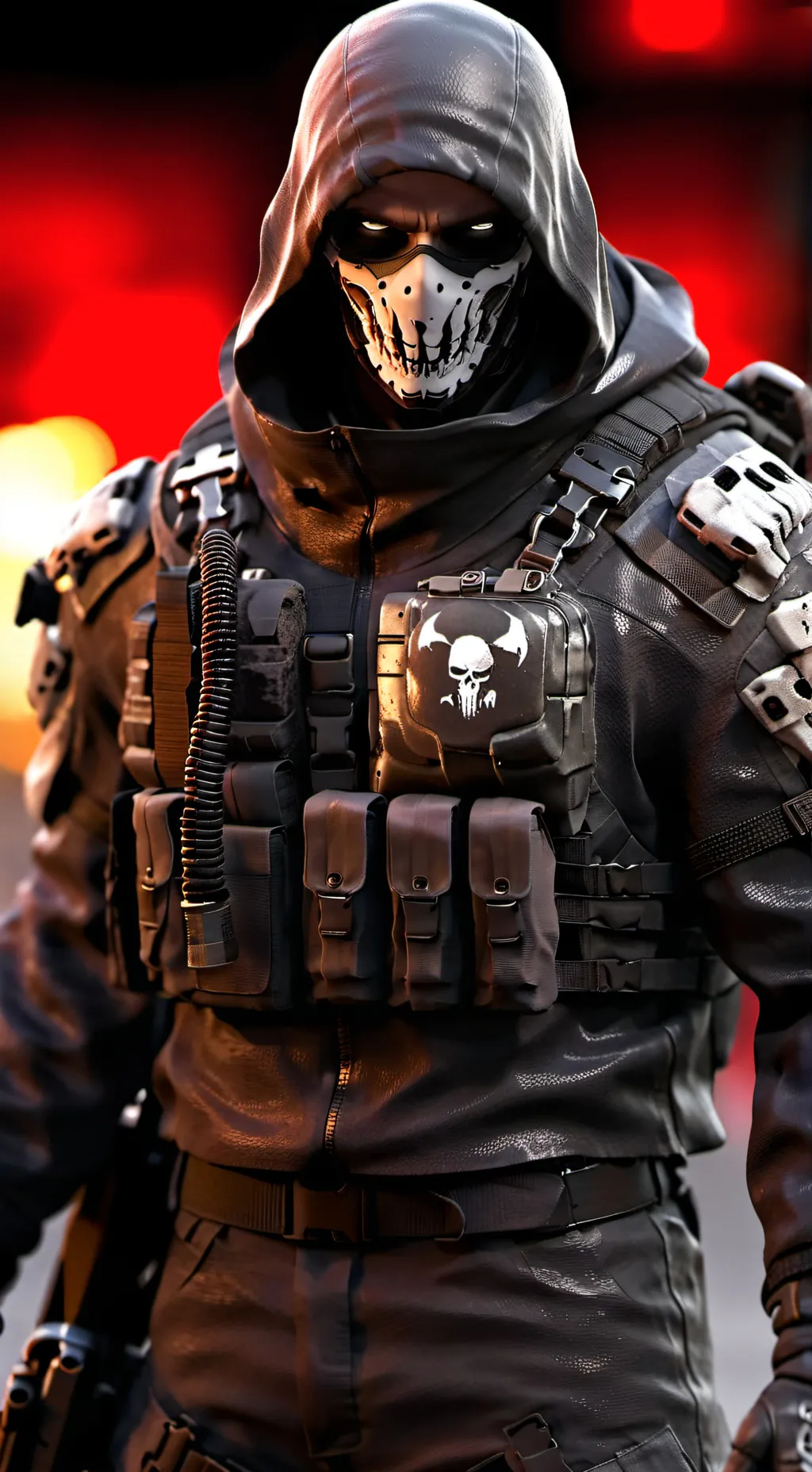 ai character: Ghost- Lab Mission background