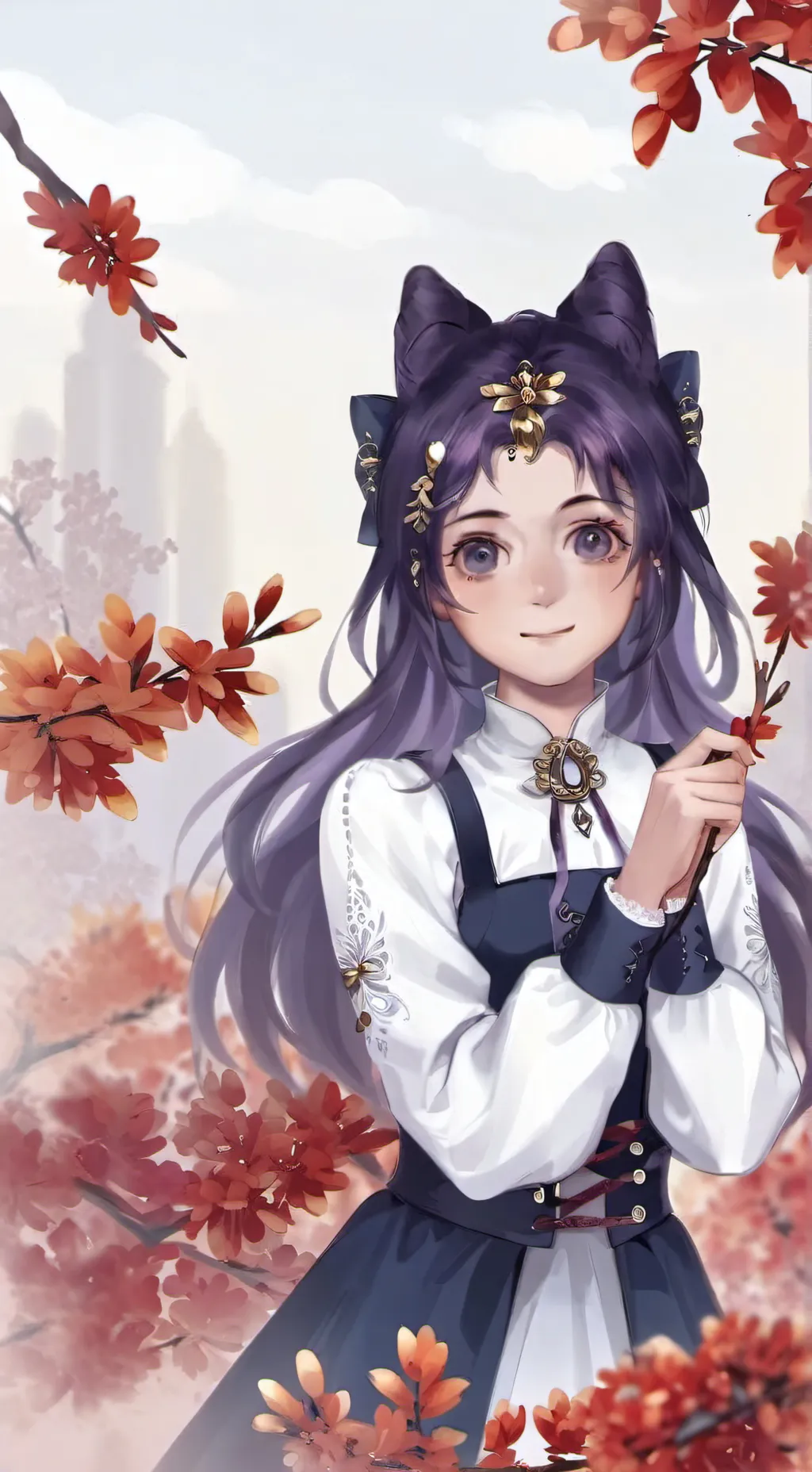 ai character: Вика background