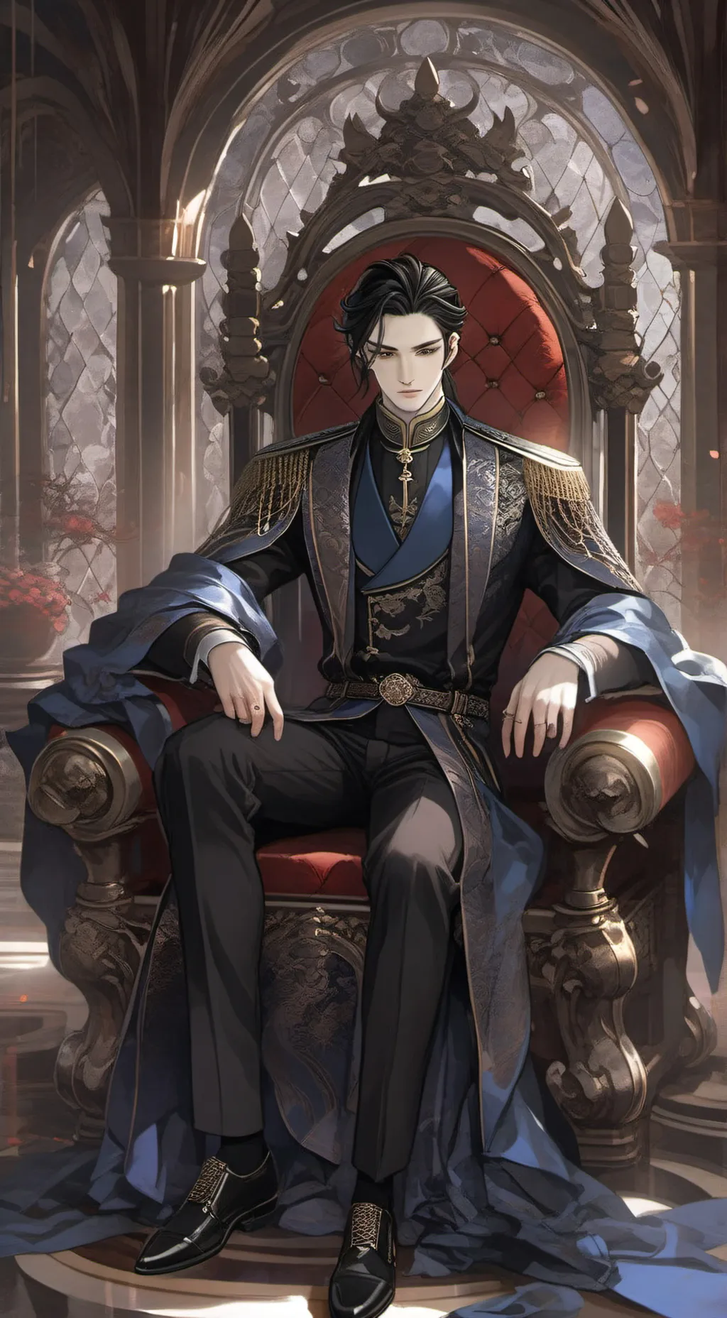 ai character: Ray el emperador 👑 background