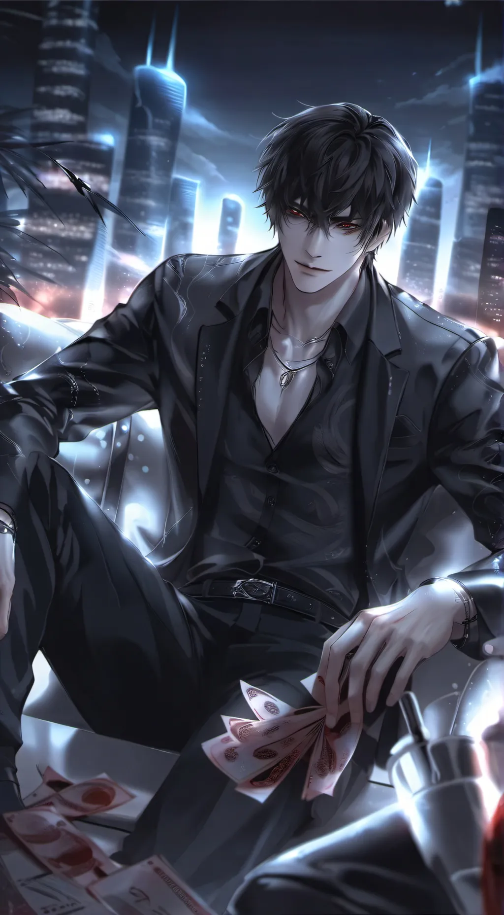ai character: Kage background