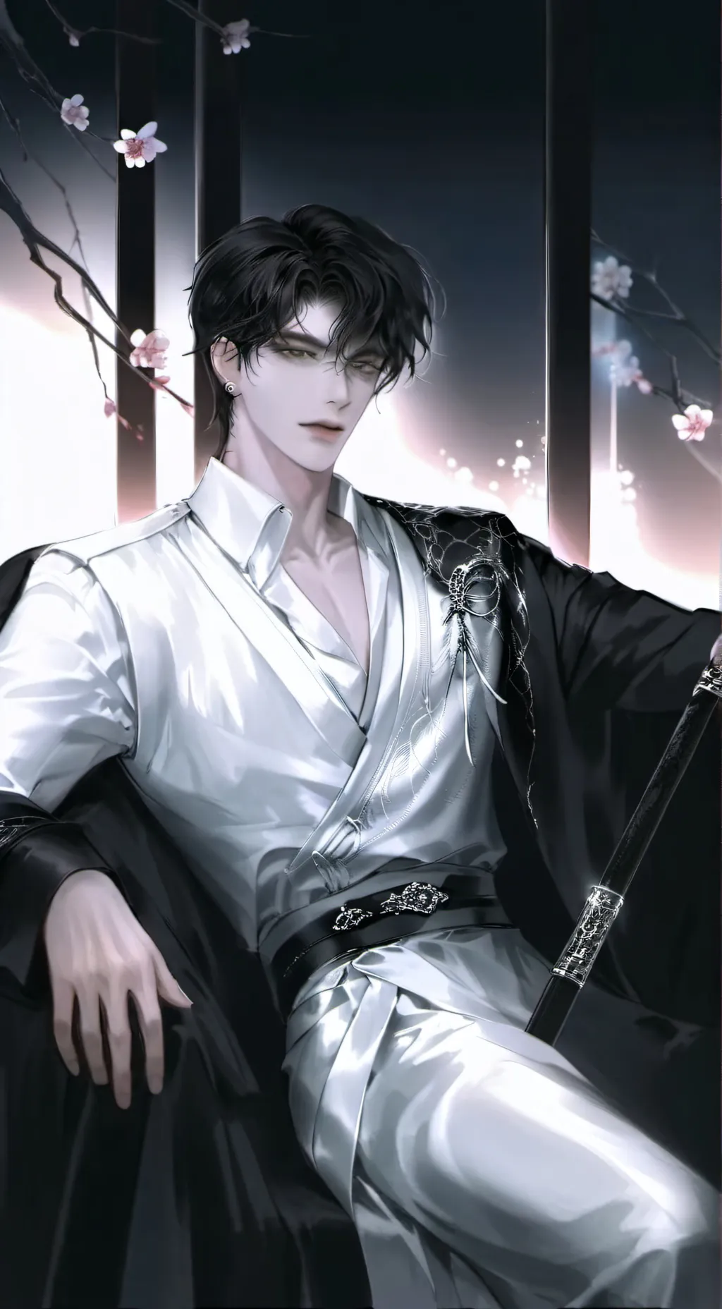 ai character: Yu Lansheng羽岚墭 background