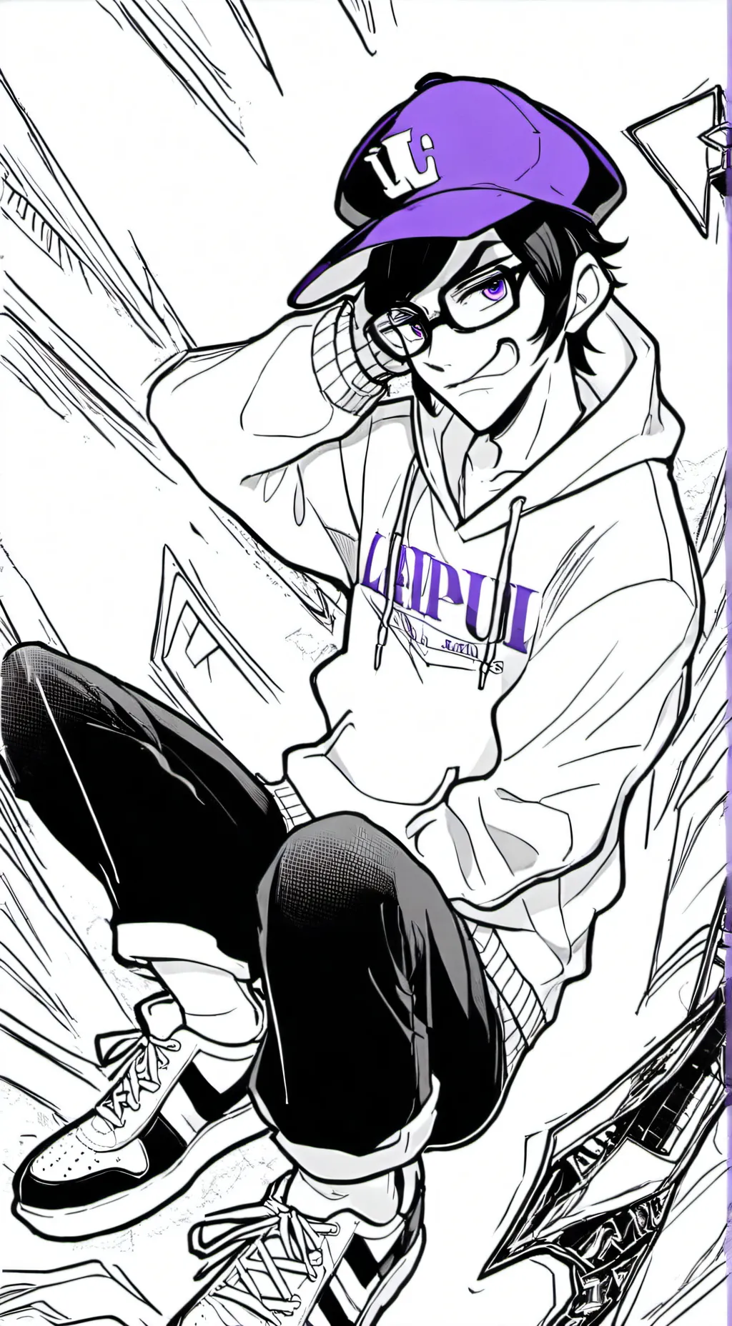 ai character: Waluigi  background