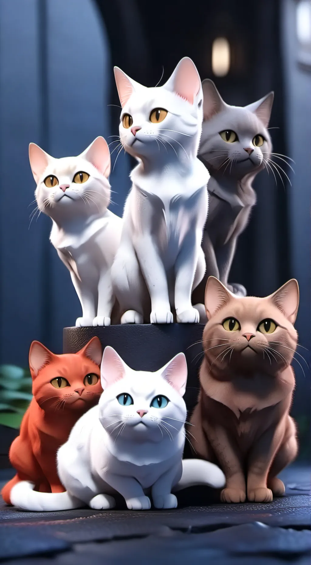 ai character: Wenda & Morna background