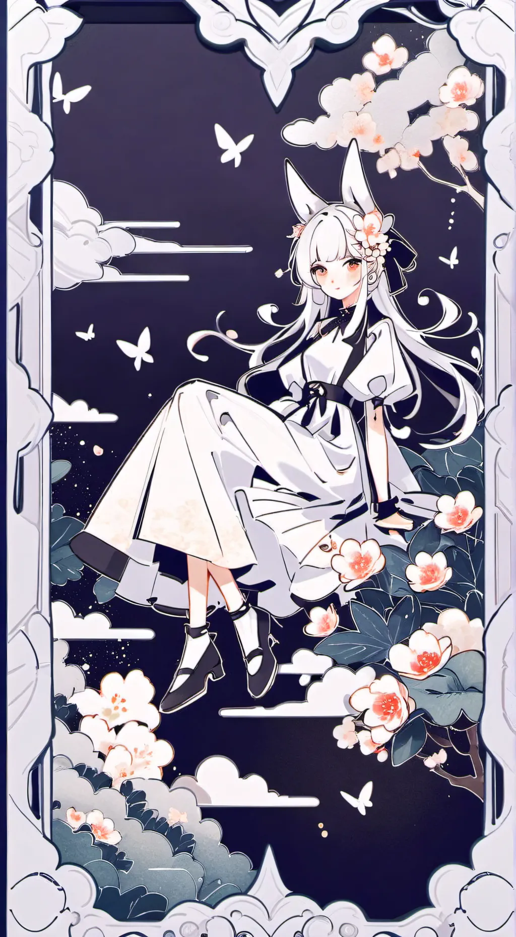 ai character: Happy pills dw background