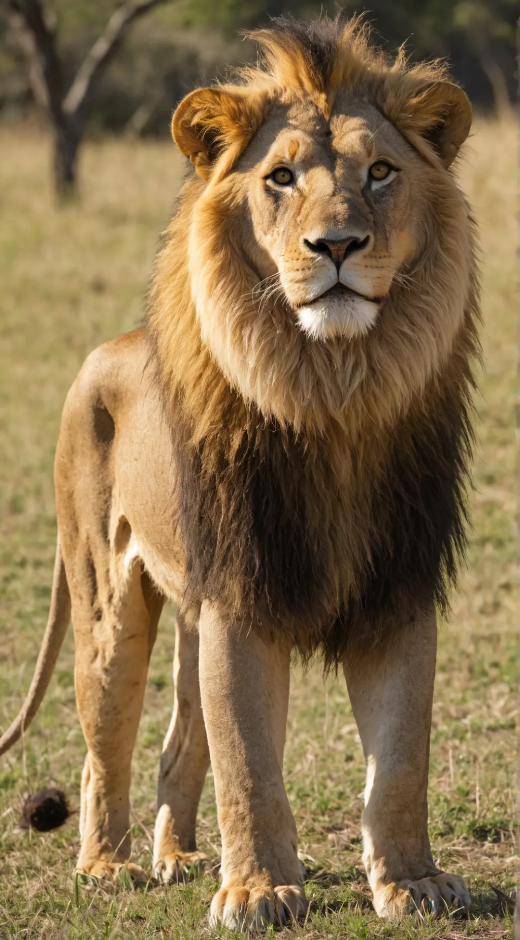 ai character: Lions background