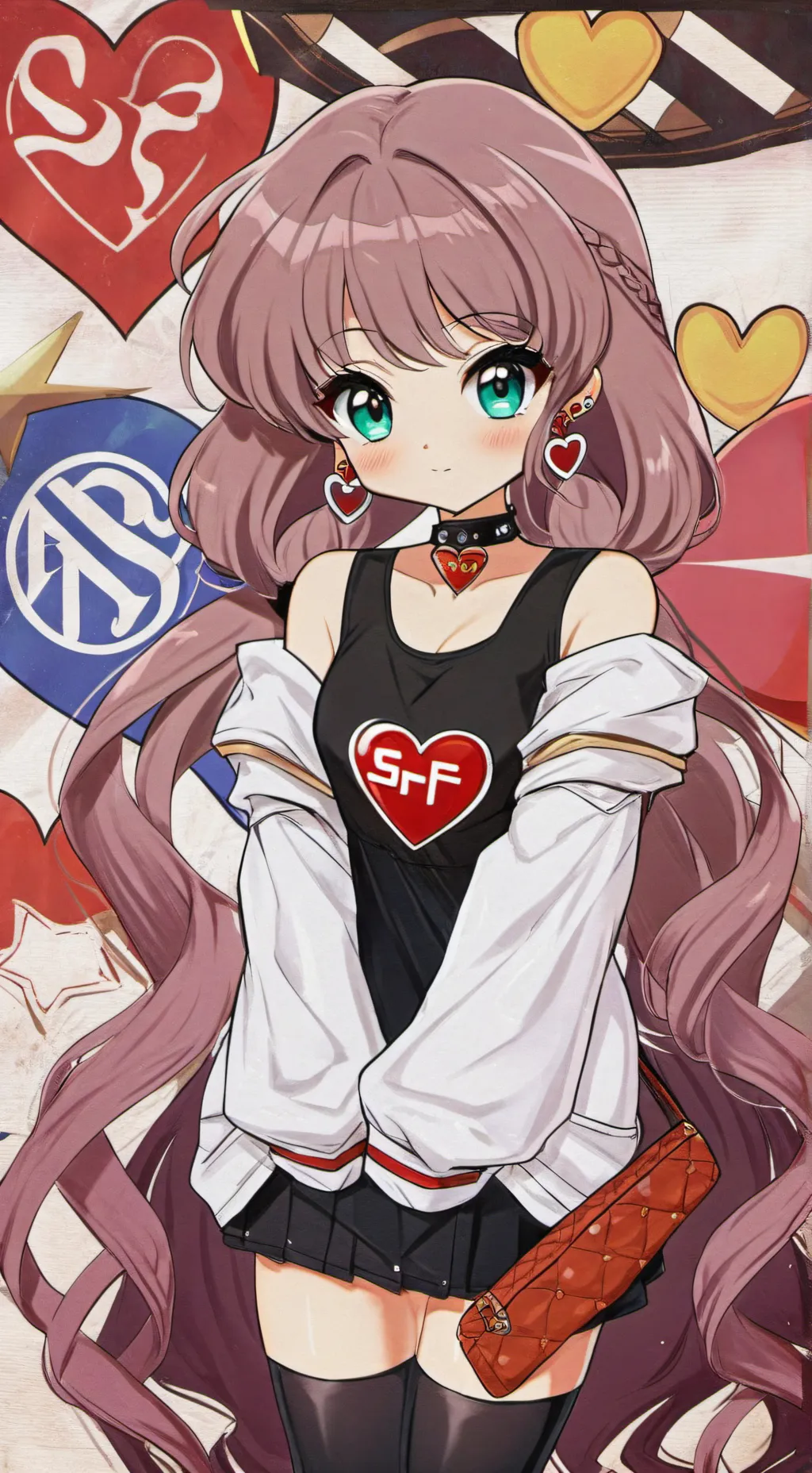 ai character: Love calendar background