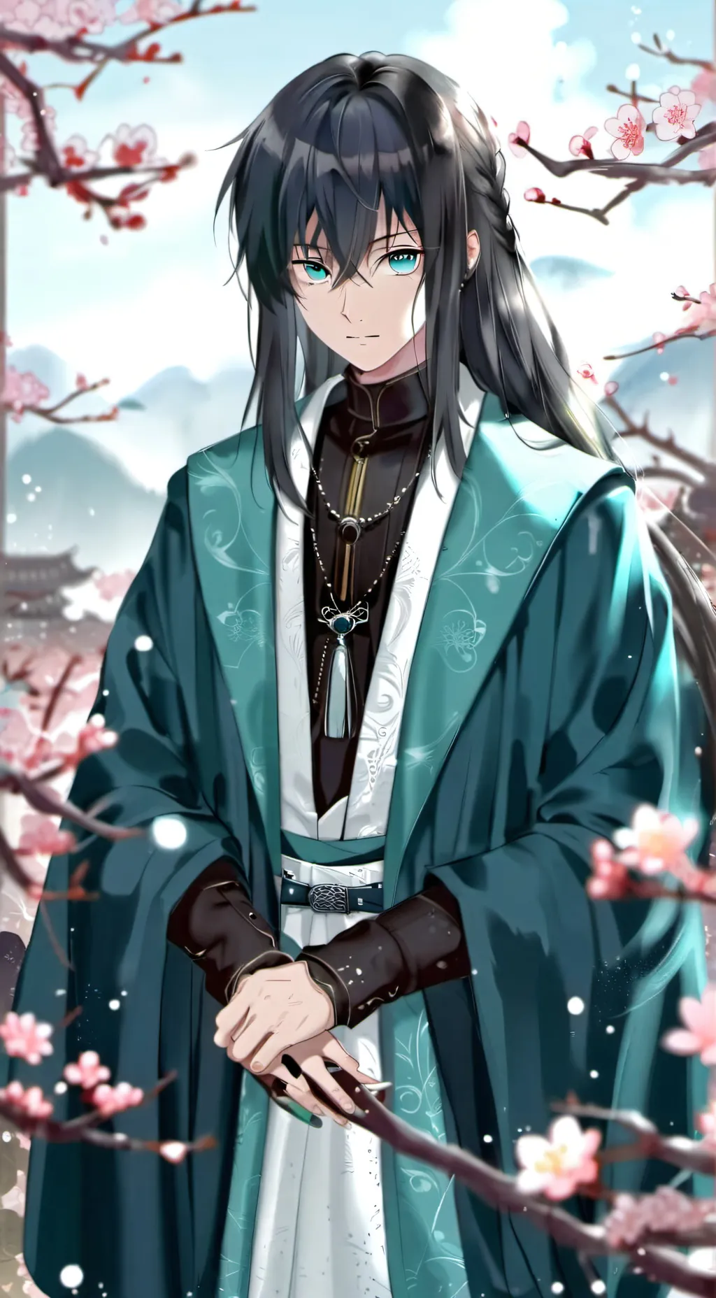ai character: muichiro background