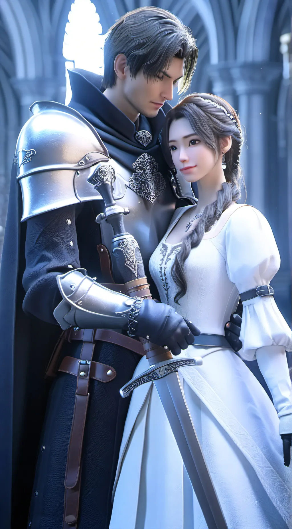 ai character: Untold love story  background
