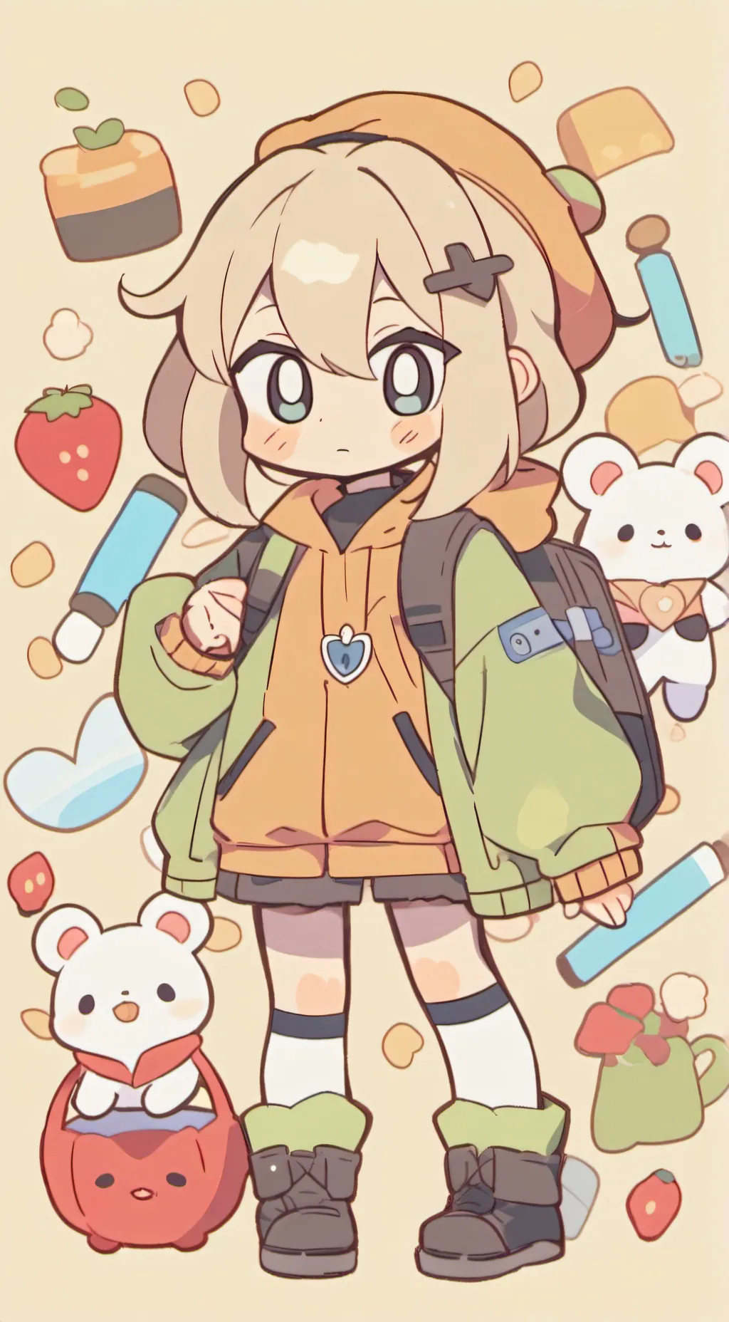 ai character: Linn *moralinn* background