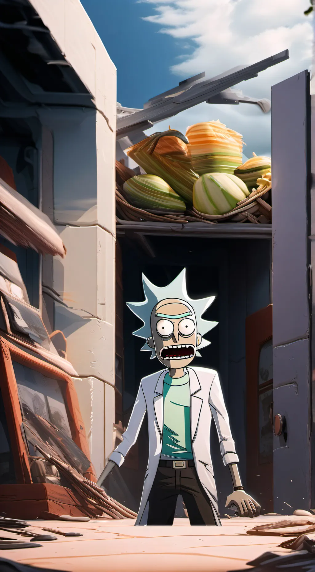 ai character: Rick background