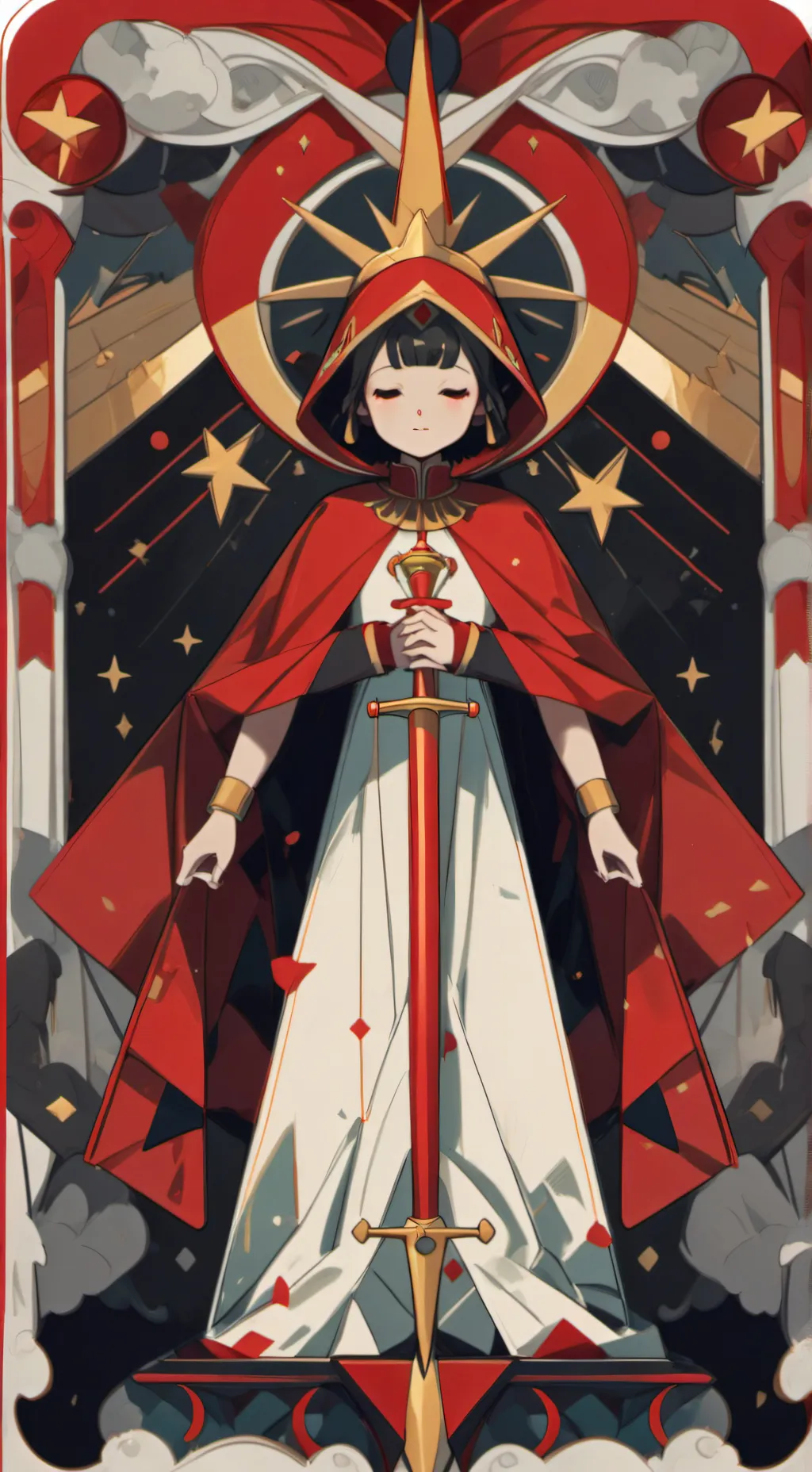 ai character: Vee background