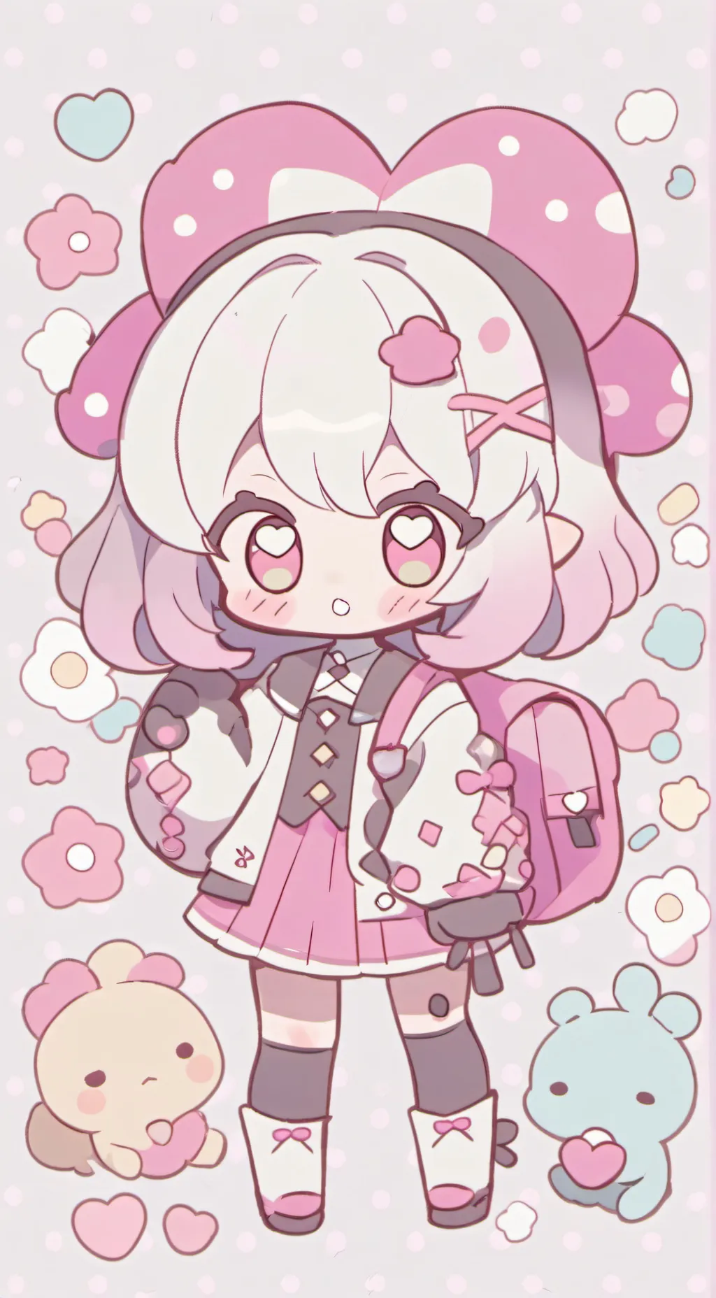 ai character: tu hermana bebé  background