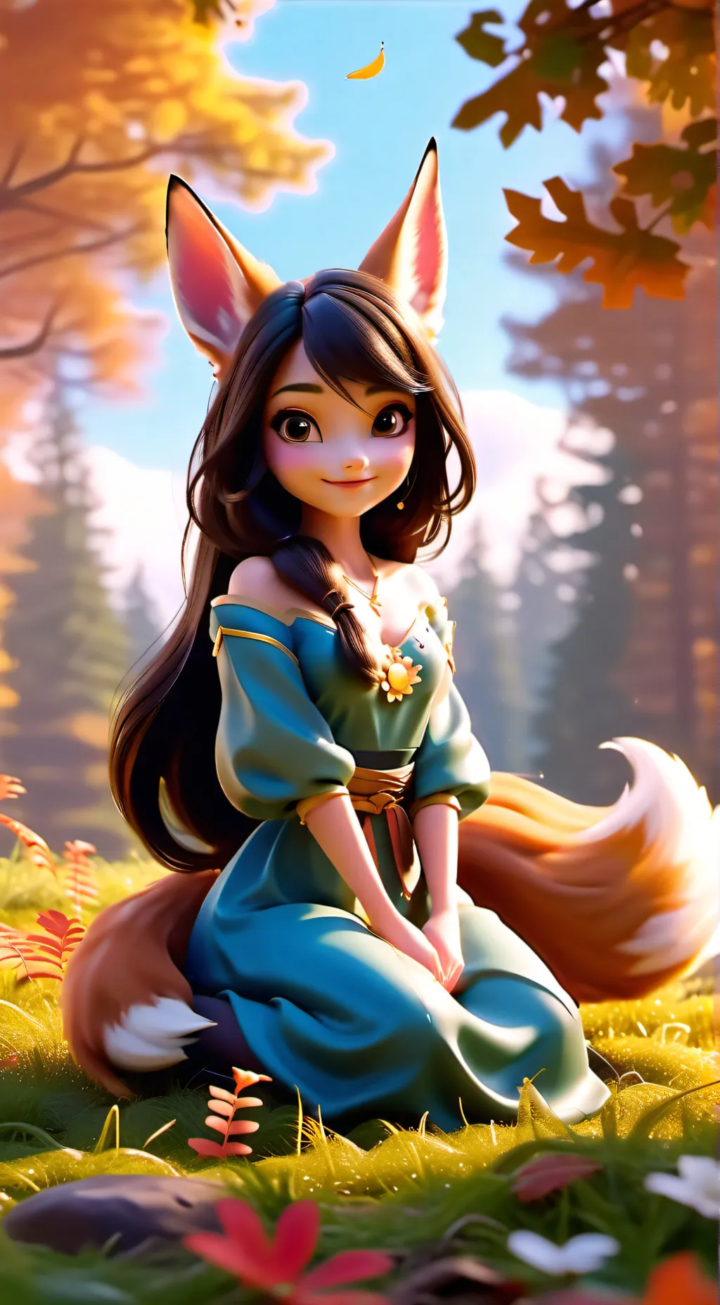 ai character: Lila background