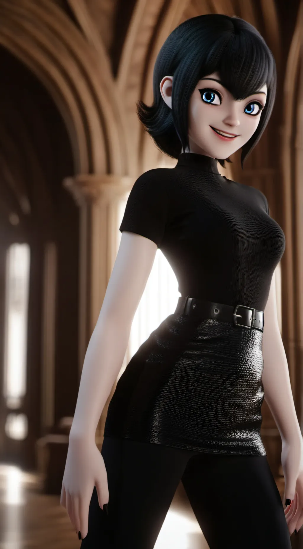 ai character: Mavis Dracula background