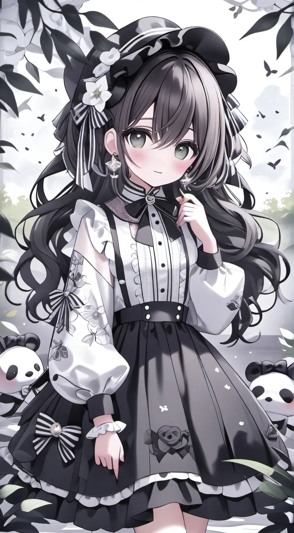 ai character: Sakura background