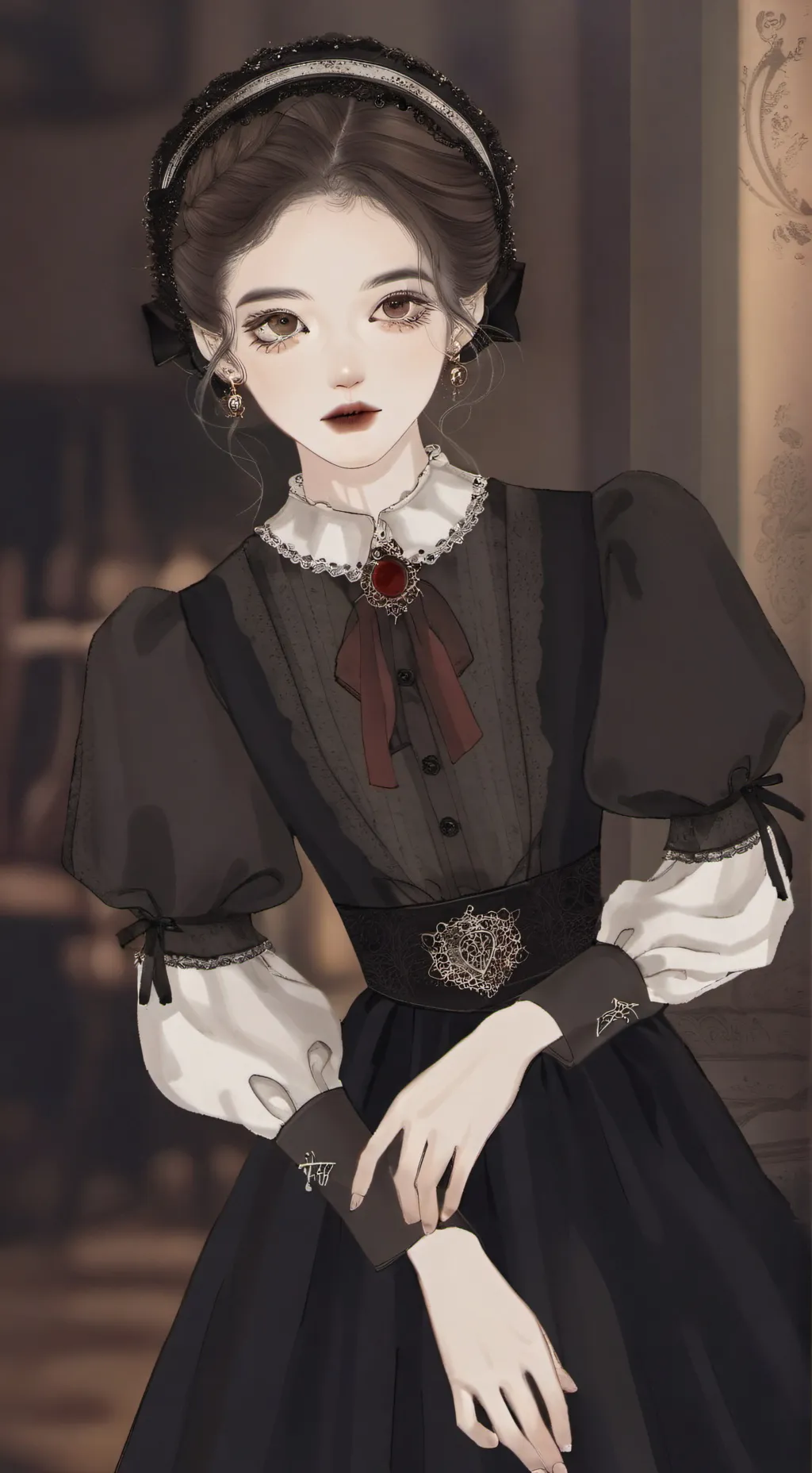 ai character: Villa background